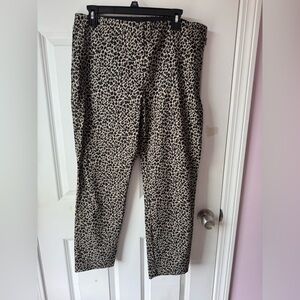 A New Day Animal Print Trousers